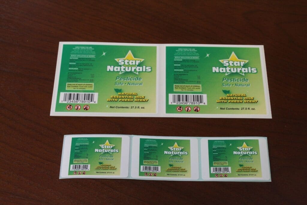 Canon LX-D1300 color inkjet labels - green