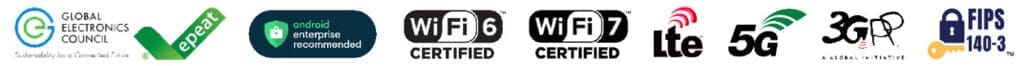 Zebra TC201 certifications