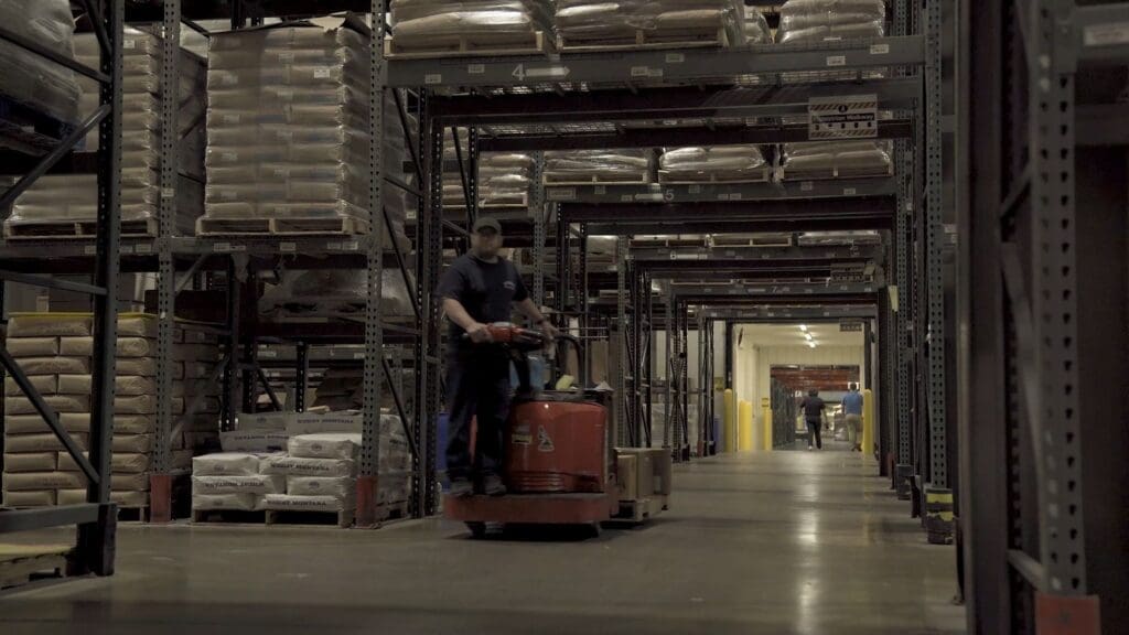 fork truck barcode scanning