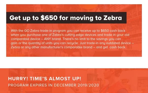 Zebra upgrade rebate