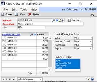 how to use gp allocation accounts